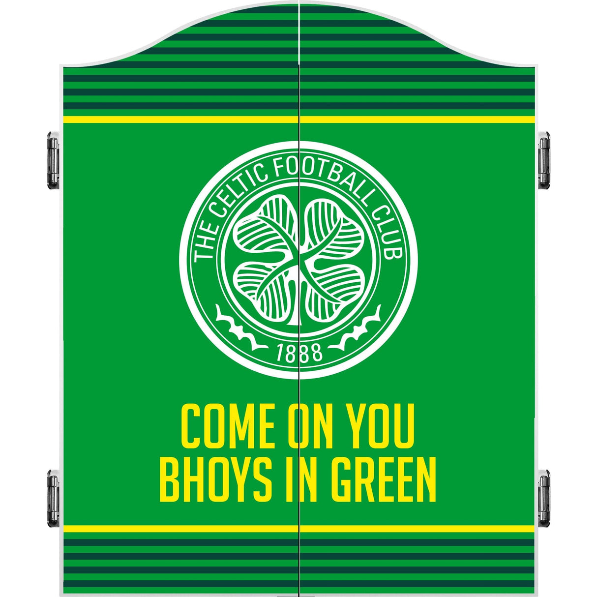 Celtic FC Dartboard Cabinet - Official Licensed - Celtic - C2 - COYB