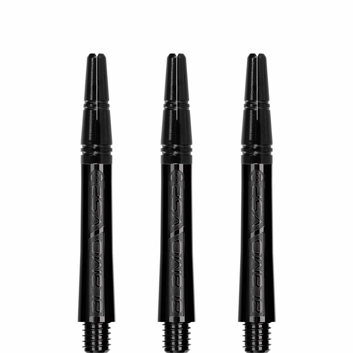 Harrows Alamo VS2 Dart Shafts - Polycarbonate - Black Aluminium Top - Black Tweenie