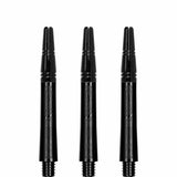 Harrows Alamo VS2 Dart Shafts - Polycarbonate - Black Aluminium Top - Black Tweenie