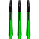 Harrows Alamo VS2 Dart Shafts - Polycarbonate - Black Aluminium Top - Green Medium