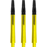 Harrows Alamo VS2 Dart Shafts - Polycarbonate - Black Aluminium Top - Yellow Medium