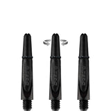 Harrows Carbon 360 Shafts - Polycarbonate Dart Stems with Carbon Top - Black Short