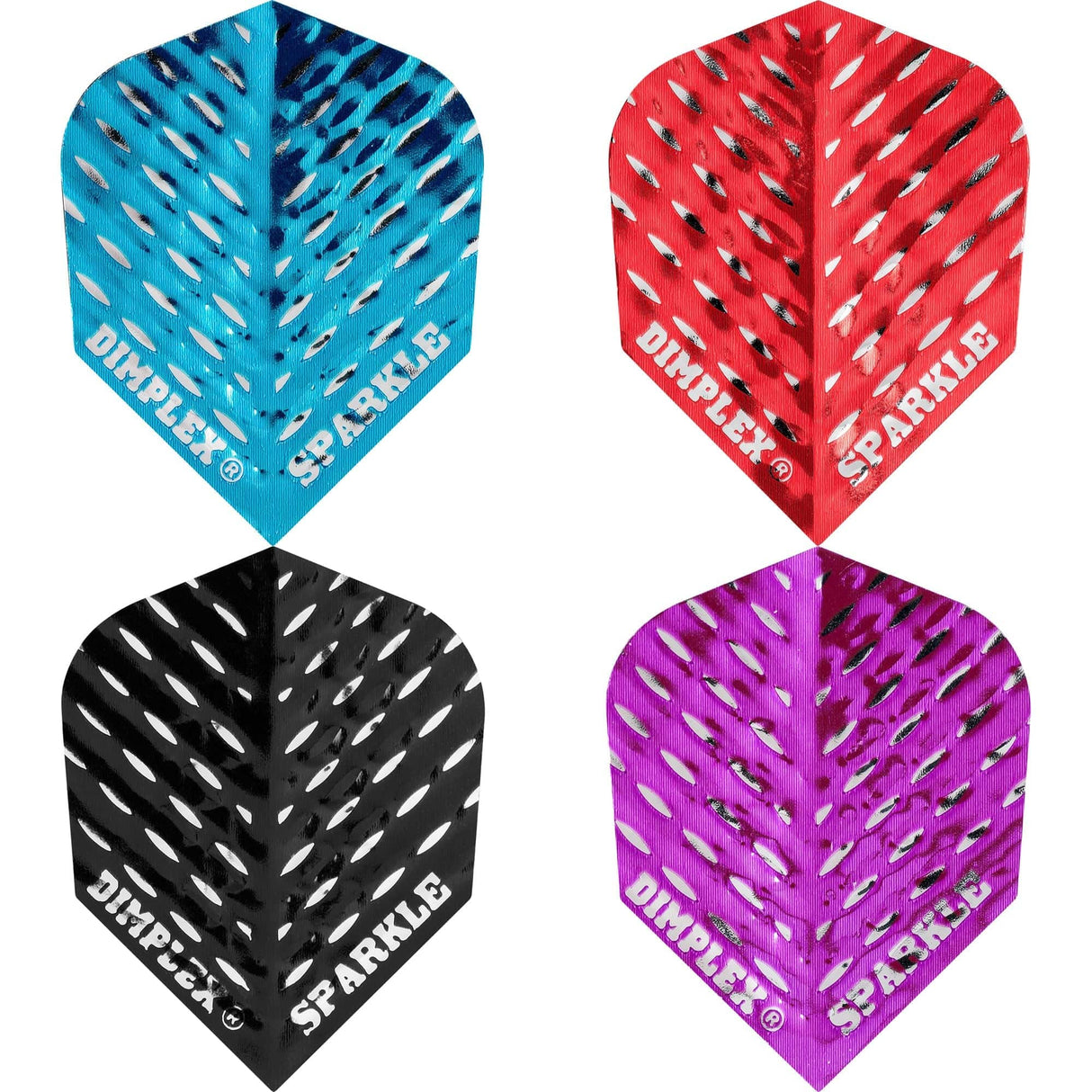*Harrows Dart Flights - Std - Dimplex Sparkle - Plain