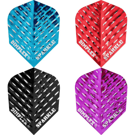 *Harrows Dart Flights - Std - Dimplex Sparkle - Plain
