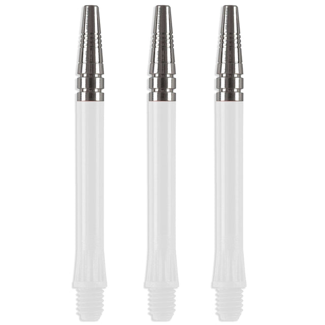 Harrows Gyro Stems - Spinning Shafts - White- Medium