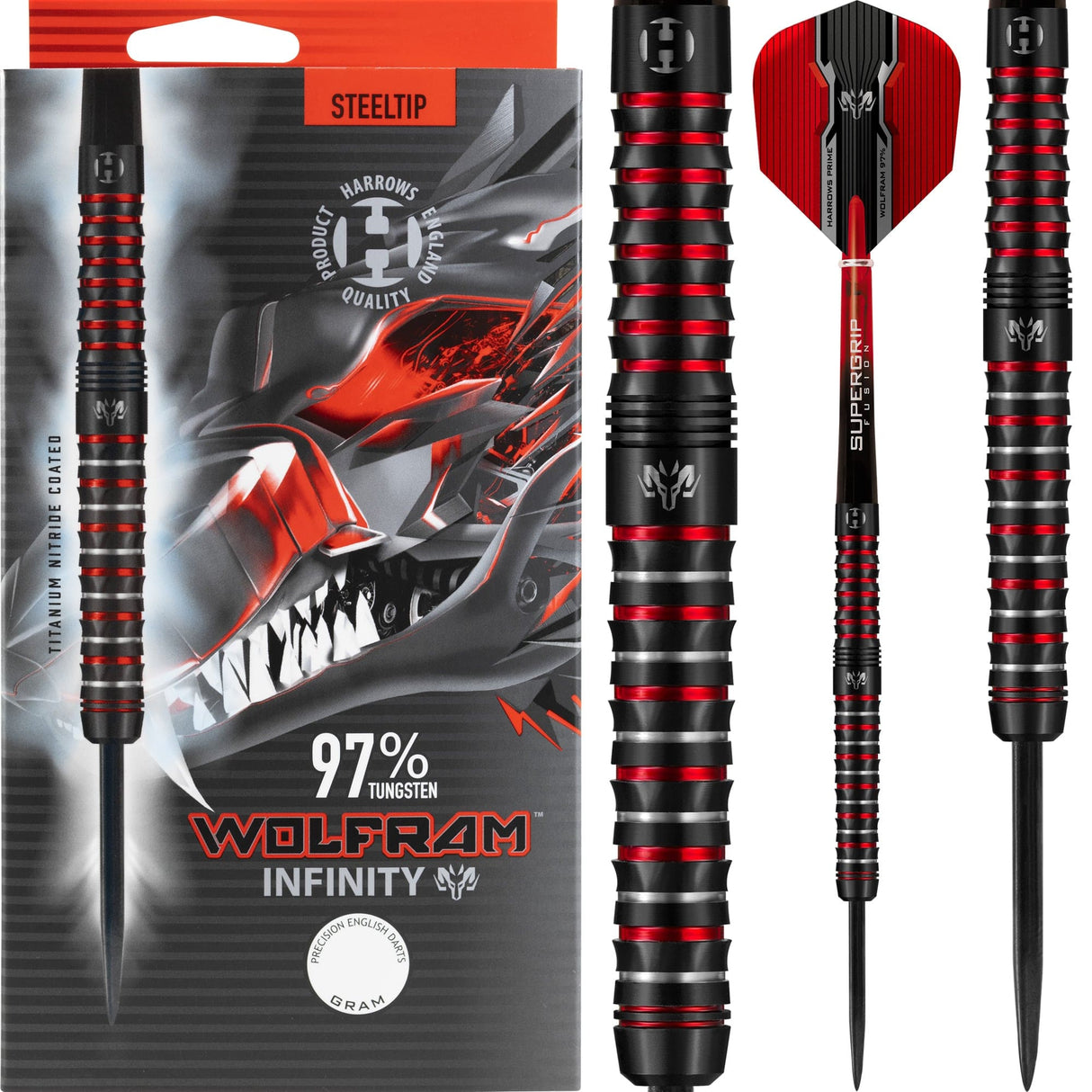 Harrows Wolfram Infinity Darts - Steel Tip Tungsten