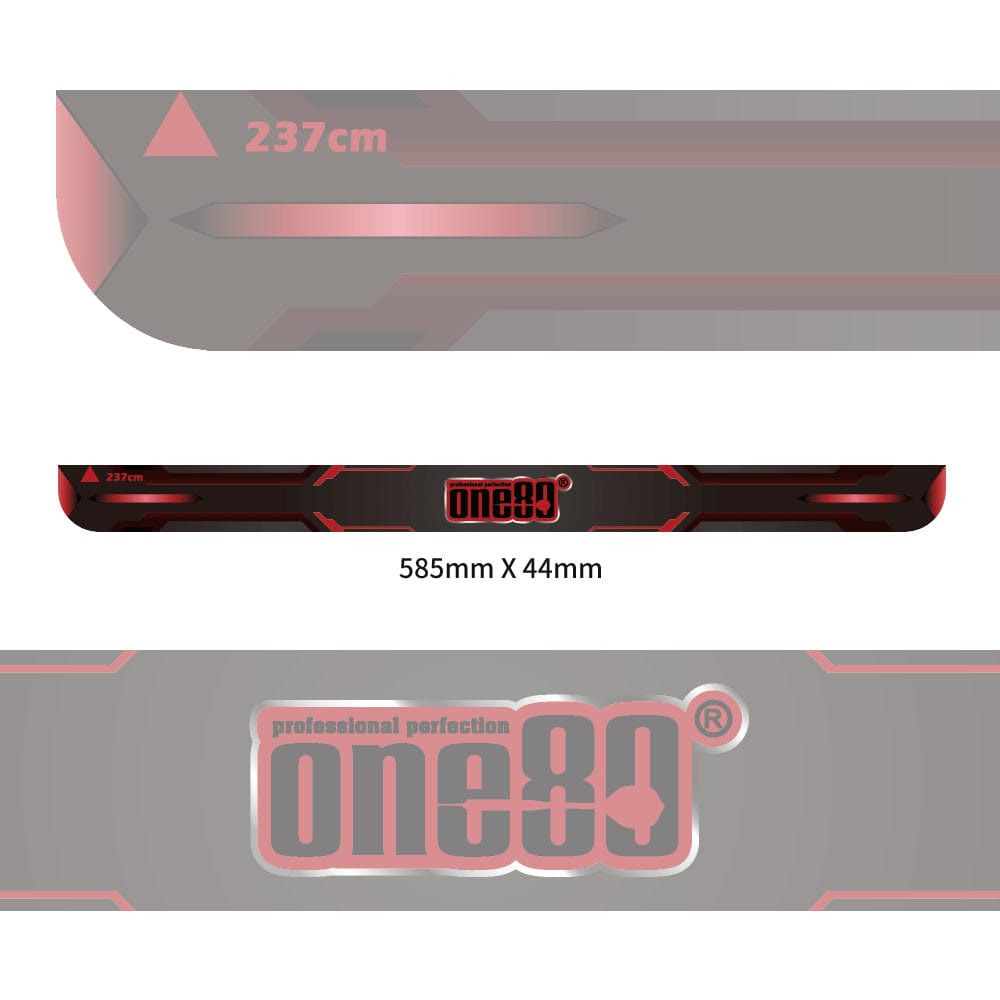 One80 Mini Throw Line - Toeline Oche Red