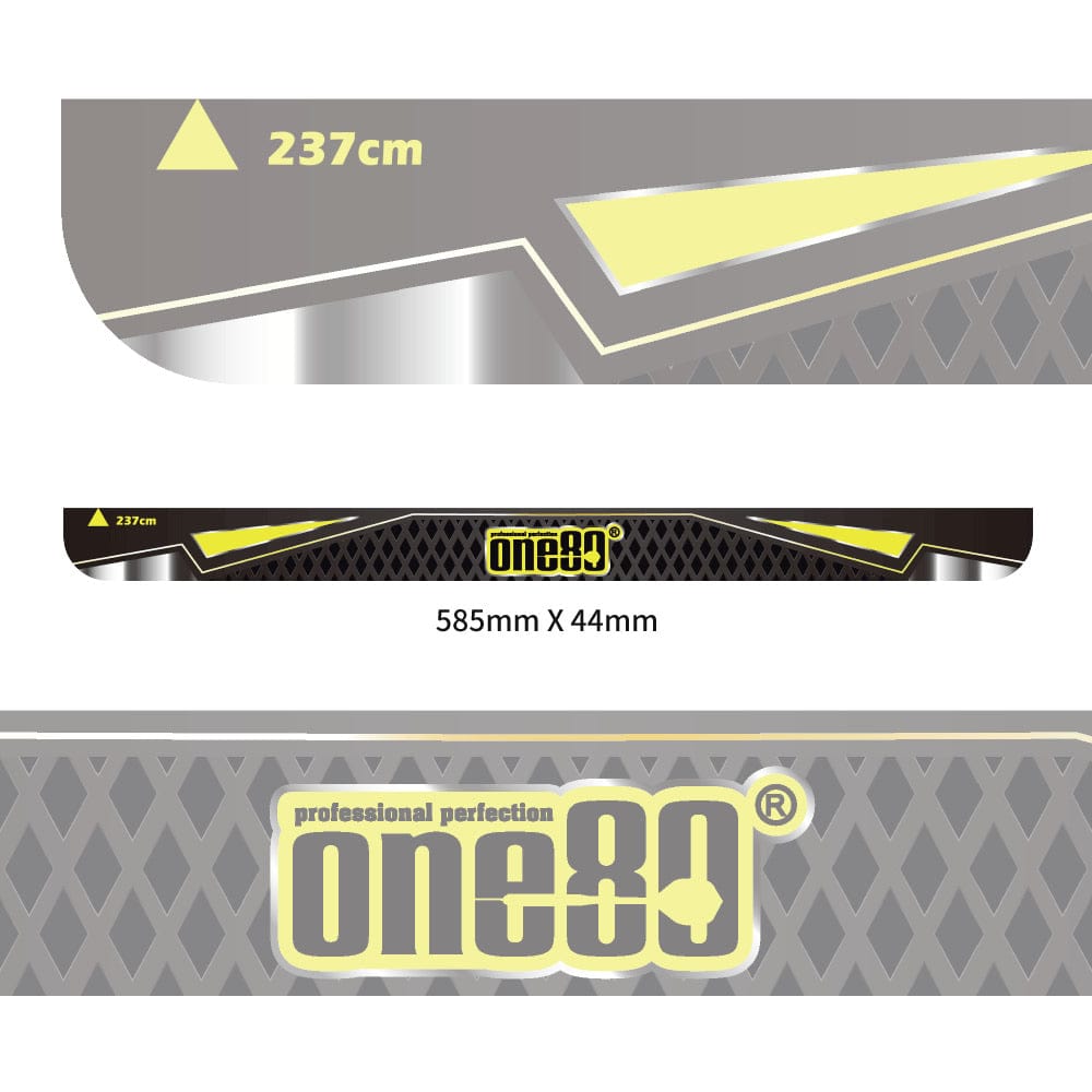 One80 Mini Throw Line - Toeline Oche Yellow