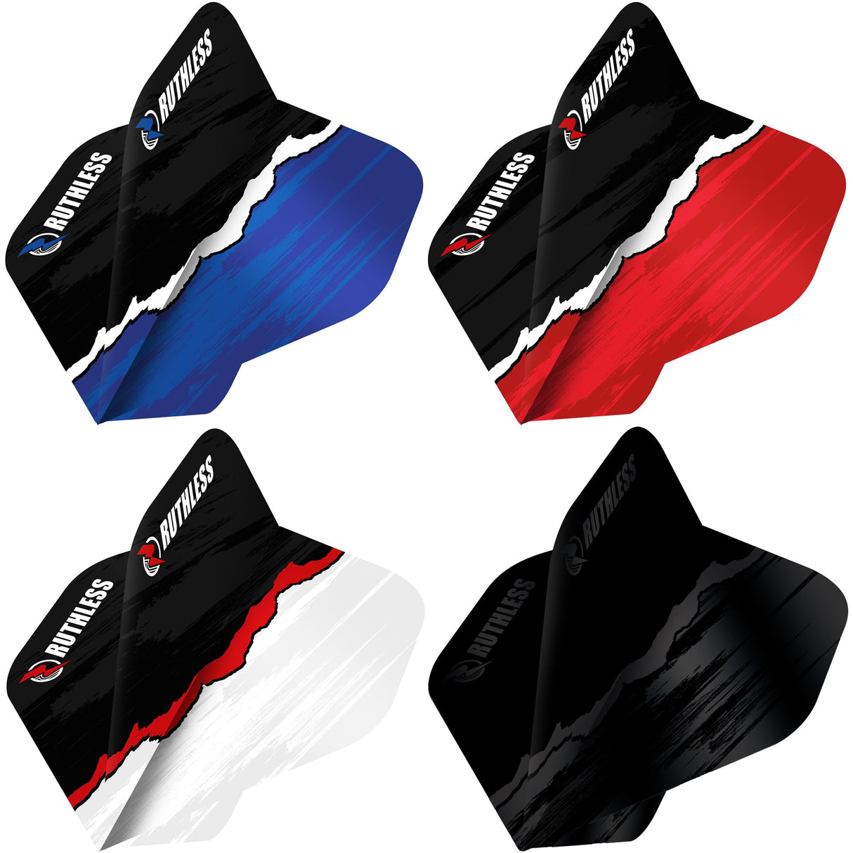 Ruthless RipTorn Dart Flights - Std - Nr. 2 - Schwarz