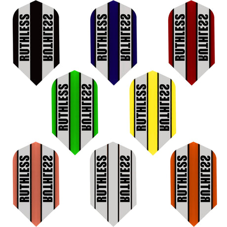 *Ruthless - Clear Panel - Dart Flights - 100 Micron - Slim